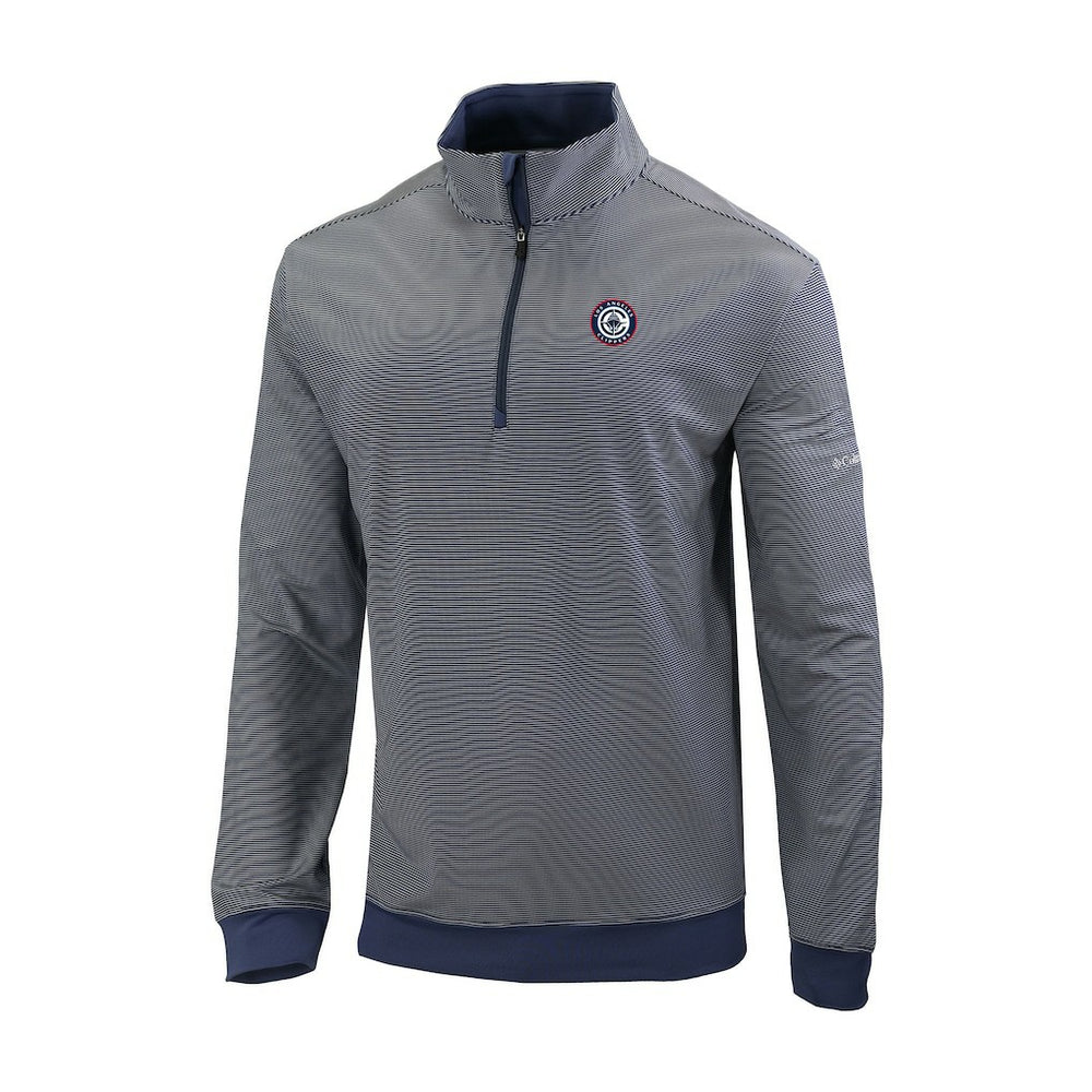 Columbia LA Clippers Omni-Wick Even Lie Quarter-Zip Top Navy