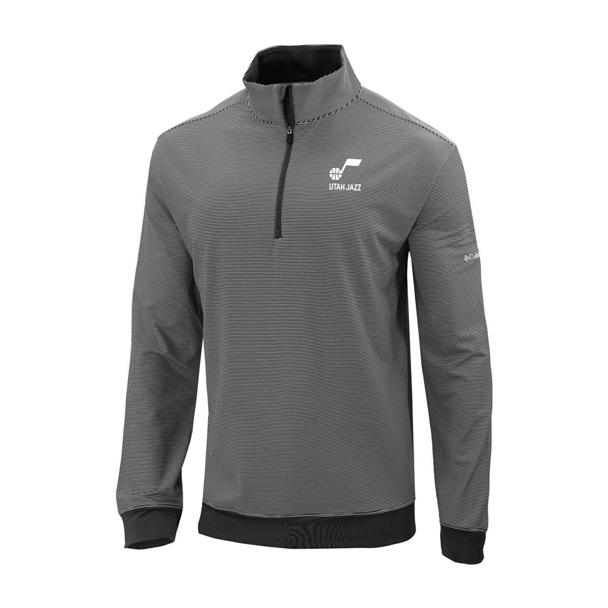 Columbia Utah Jazz Omni-Wick Even Lie Quarter-Zip Top Black