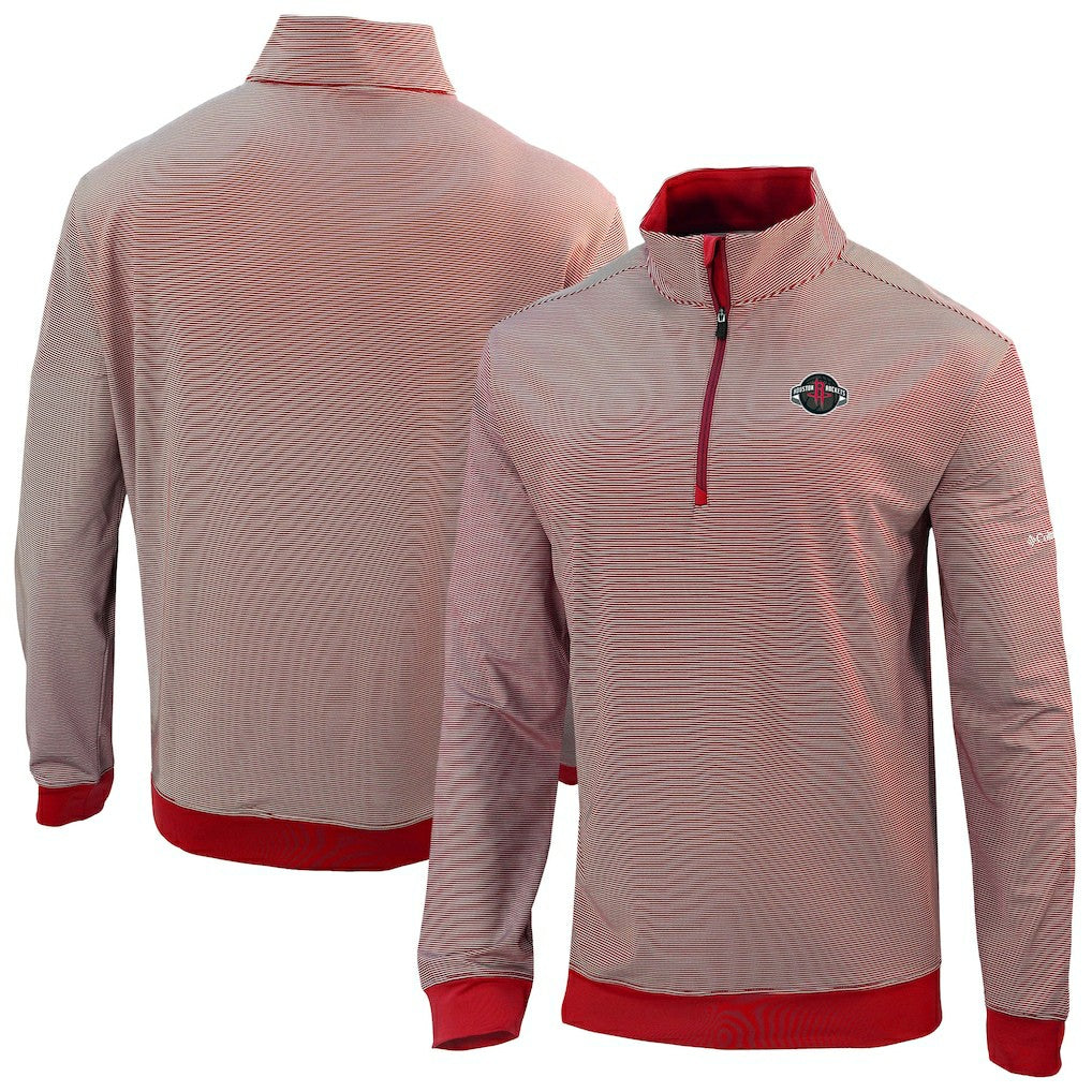 Columbia Houston Rockets Omni-Wick Even Lie Quarter-Zip Top Red