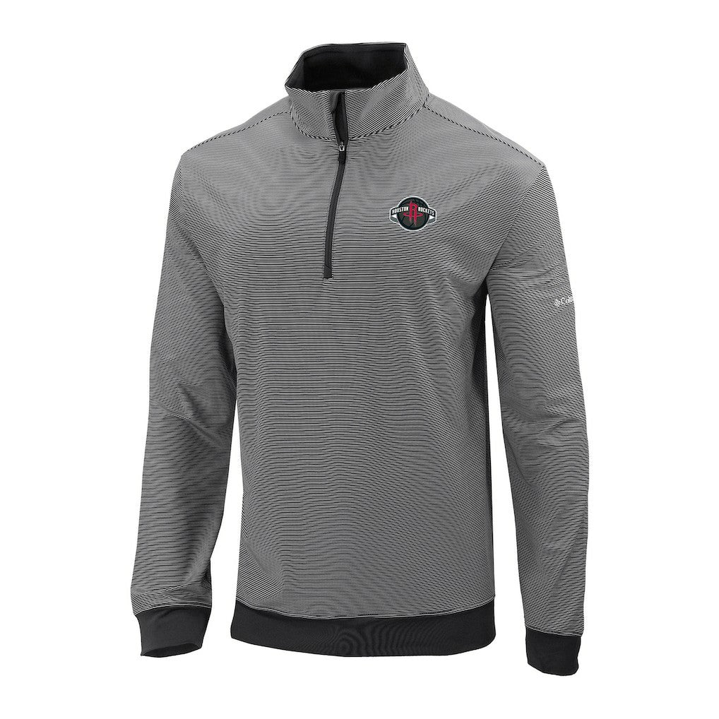 Columbia Houston Rockets Omni-Wick Even Lie Quarter-Zip Top Black