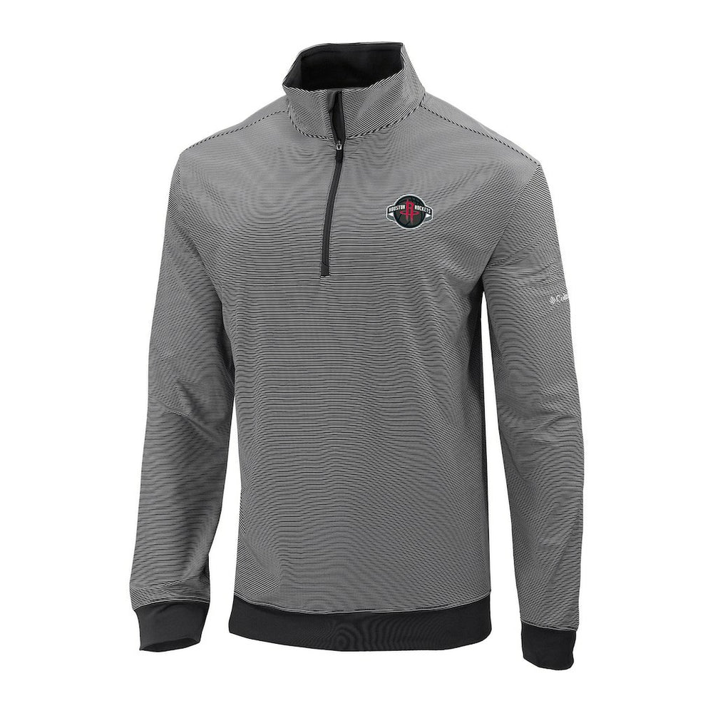 Columbia Houston Rockets Omni-Wick Even Lie Quarter-Zip Top Black