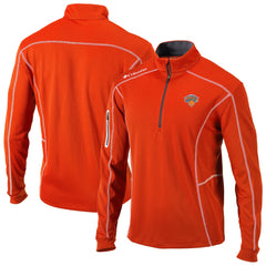 Columbia New York Knicks Omni-Wick Shotgun Quarter-Zip Jacket Orange