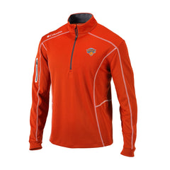Columbia New York Knicks Omni-Wick Shotgun Quarter-Zip Jacket Orange