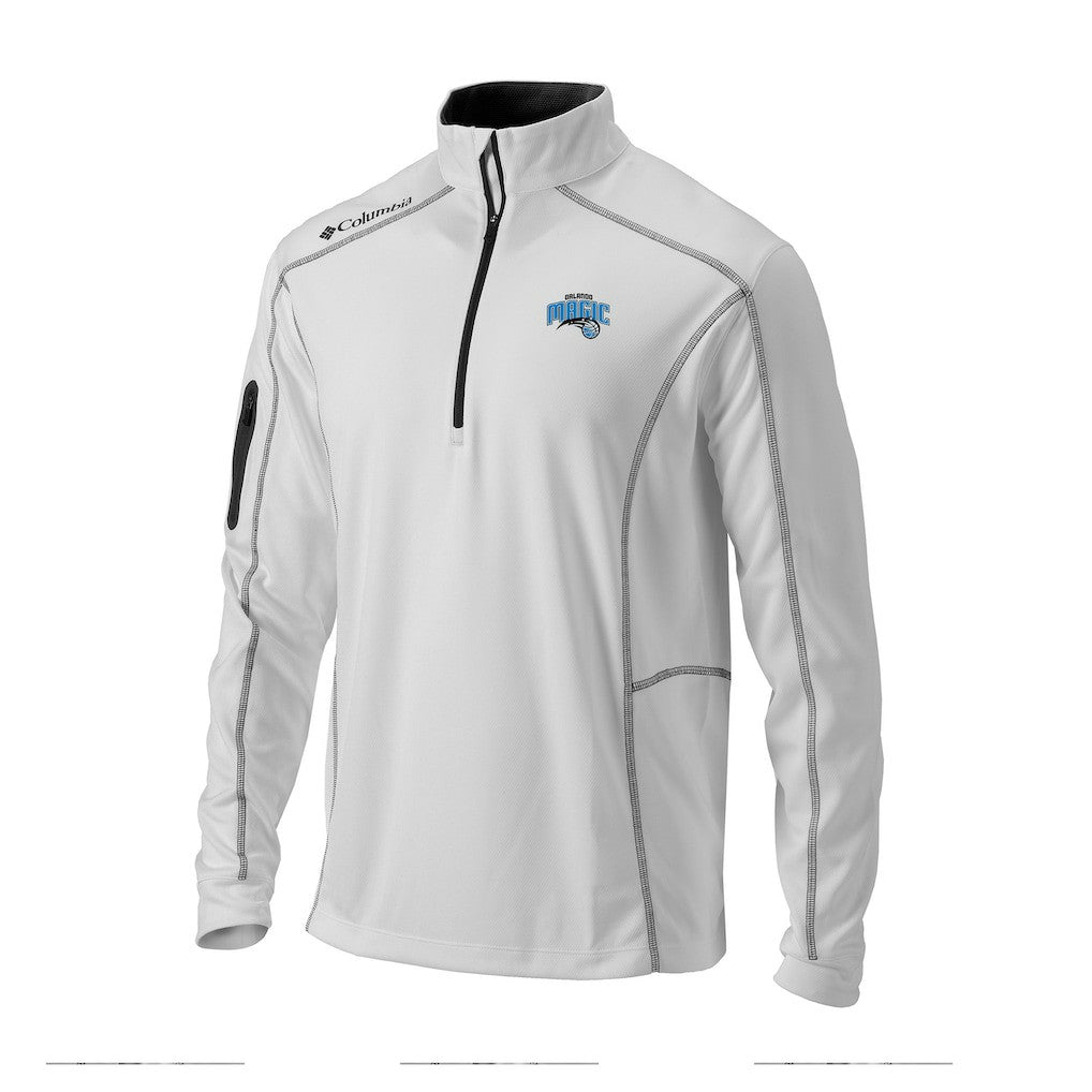 Columbia Orlando Magic Omni-Wick Shotgun Quarter-Zip Jacket White