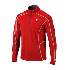 Columbia Philadelphia 76ers Omni-Wick Shotgun Quarter-Zip Jacket Red