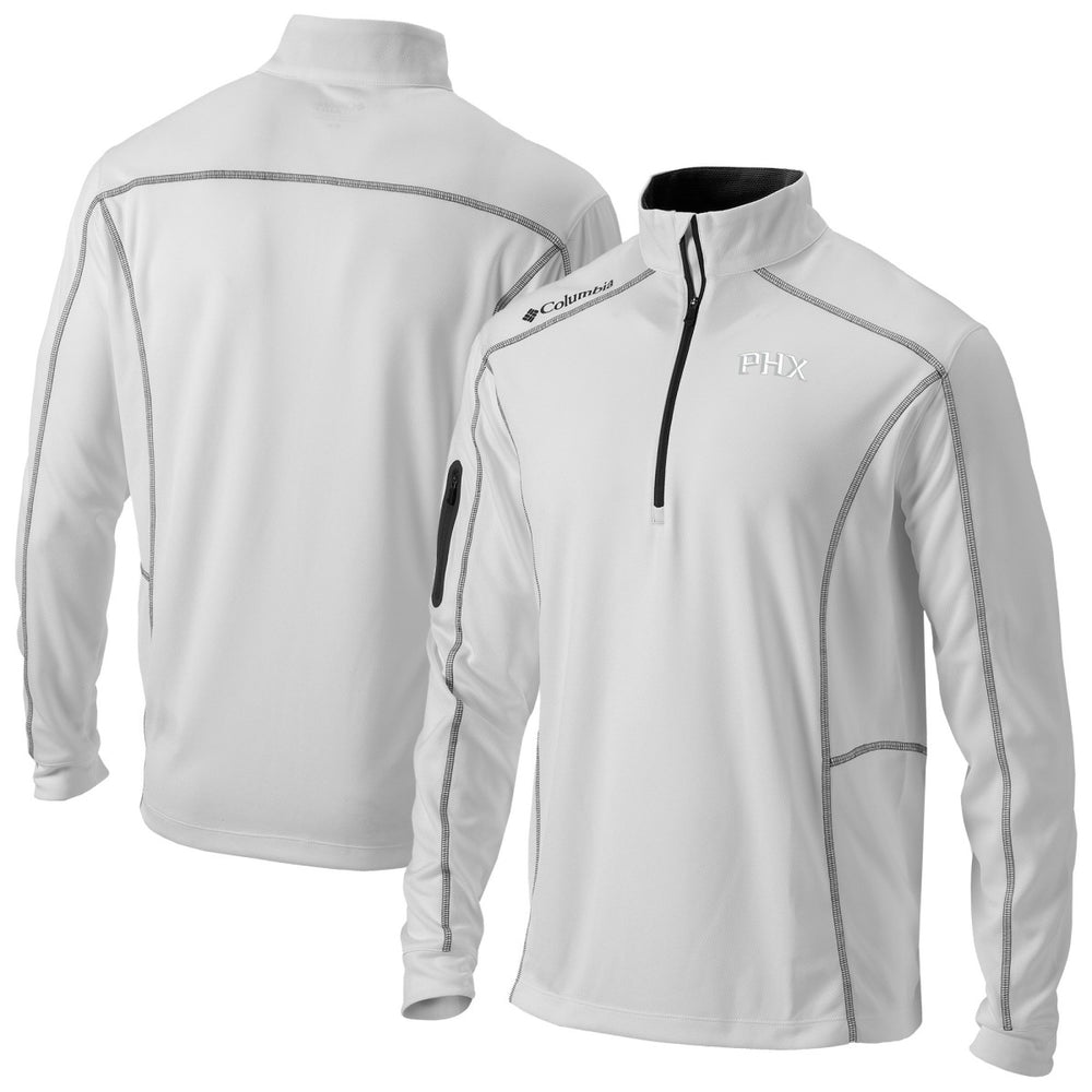 Columbia Phoenix Suns Omni-Wick Shotgun Quarter-Zip Jacket White