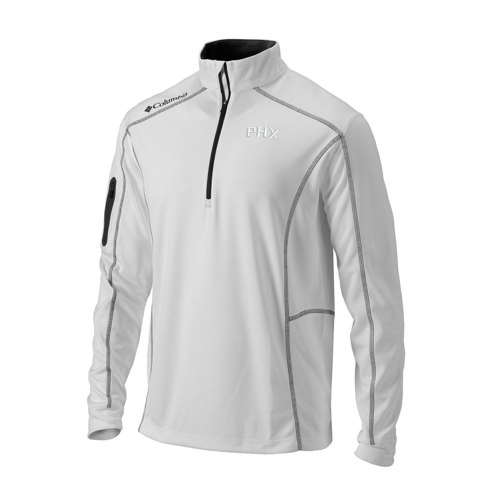 Columbia Phoenix Suns Omni-Wick Shotgun Quarter-Zip Jacket White