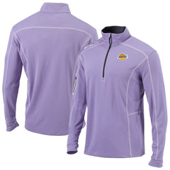Columbia Los Angeles Lakers Omni-Wick Shotgun Quarter-Zip Jacket Purple
