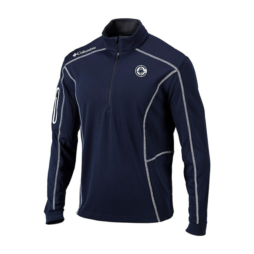 Columbia LA Clippers Omni-Wick Shotgun Quarter-Zip Jacket Navy