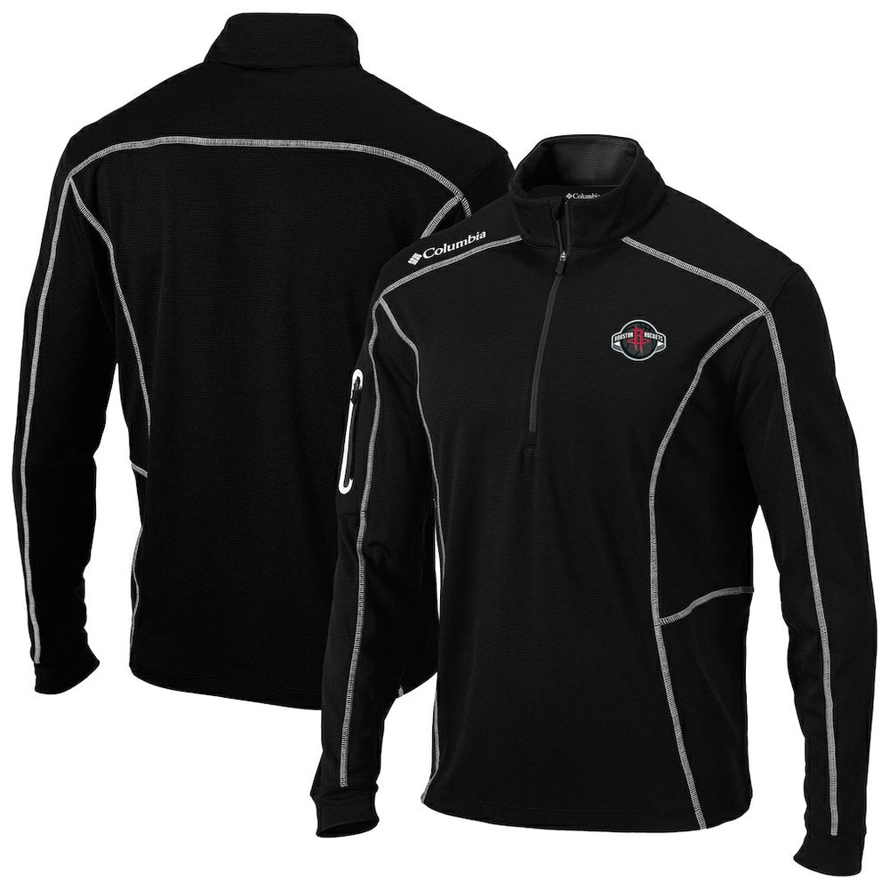 Columbia Houston Rockets Omni-Wick Shotgun Quarter-Zip Jacket Black