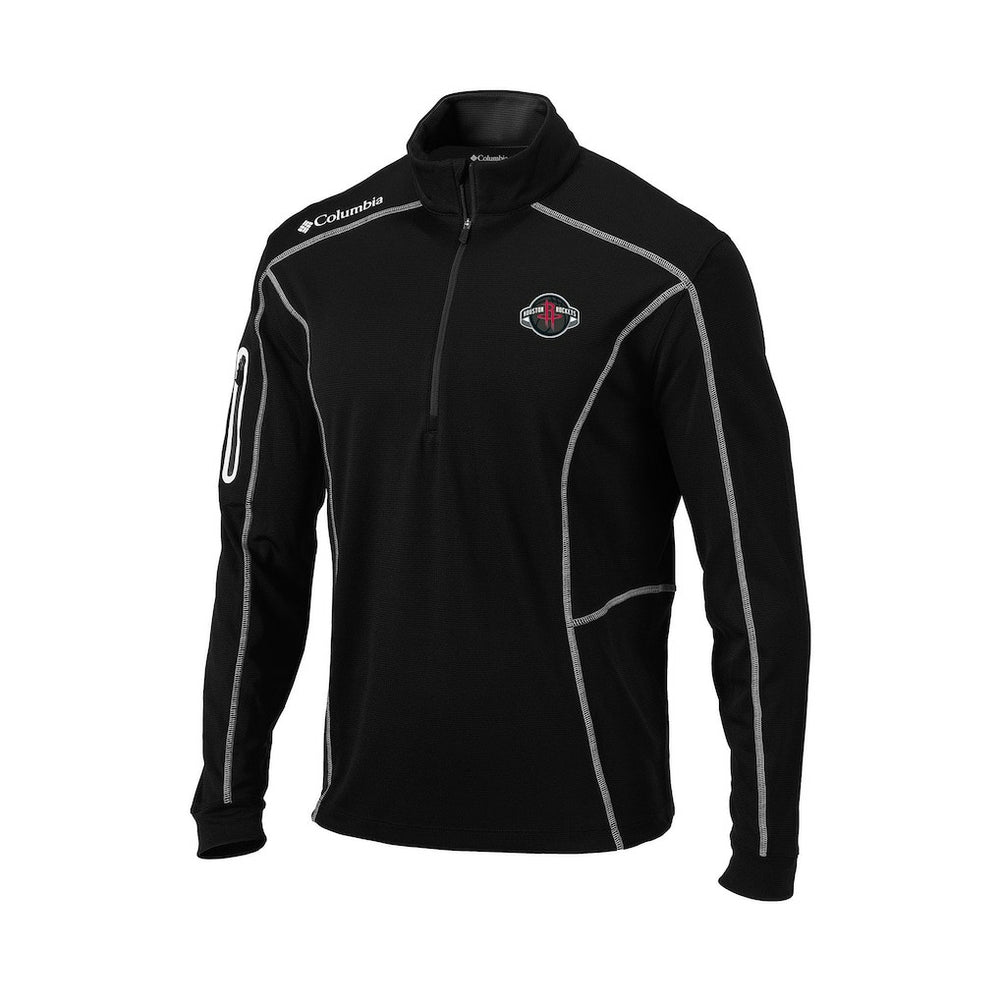 Columbia Houston Rockets Omni-Wick Shotgun Quarter-Zip Jacket Black