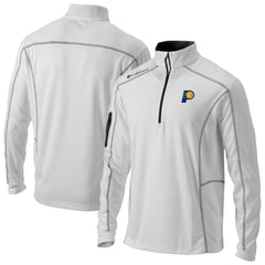 Columbia Indiana Pacers Omni-Wick Shotgun Quarter-Zip Jacket White