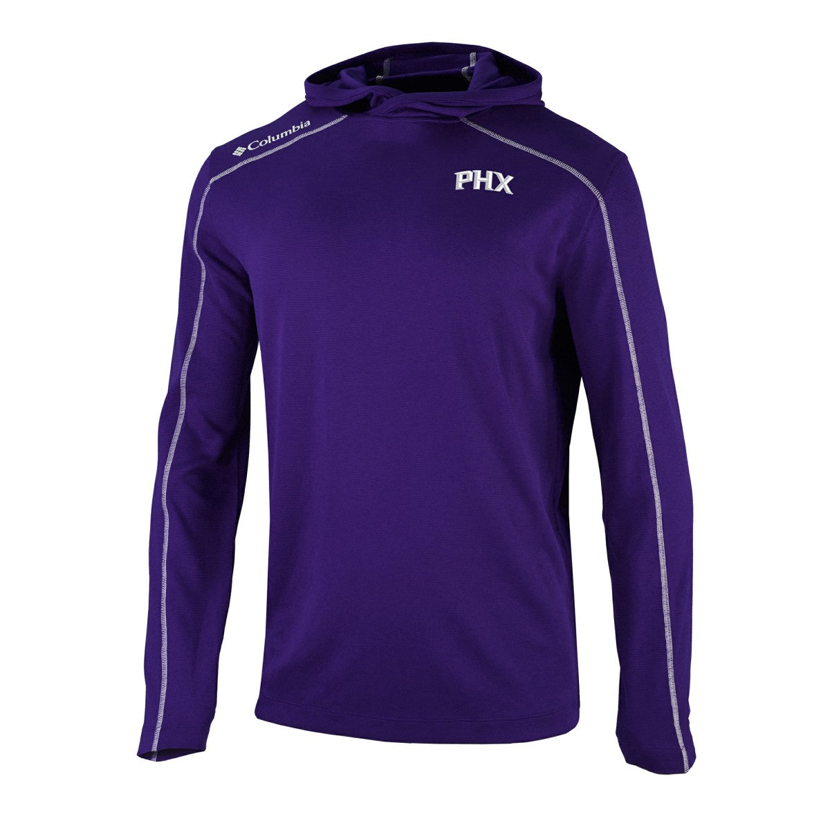 Columbia Phoenix Suns Omni-Wick Shotgun Pullover Hoodie Purple