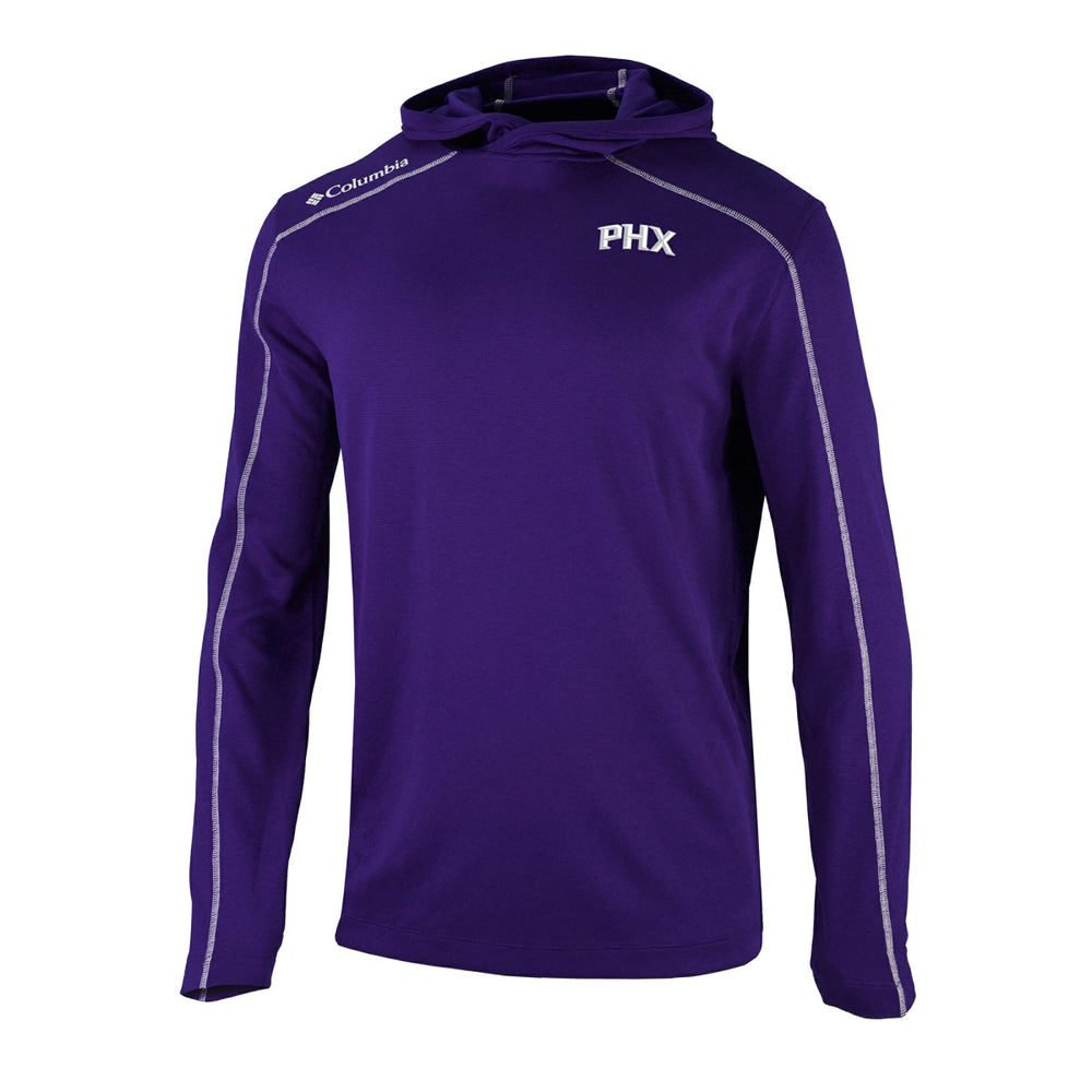 Columbia Phoenix Suns Omni-Wick Shotgun Pullover Hoodie Purple