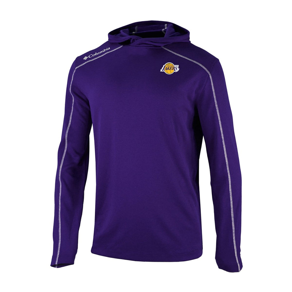 Columbia Los Angeles Lakers Omni-Wick Shotgun Pullover Hoodie Purple