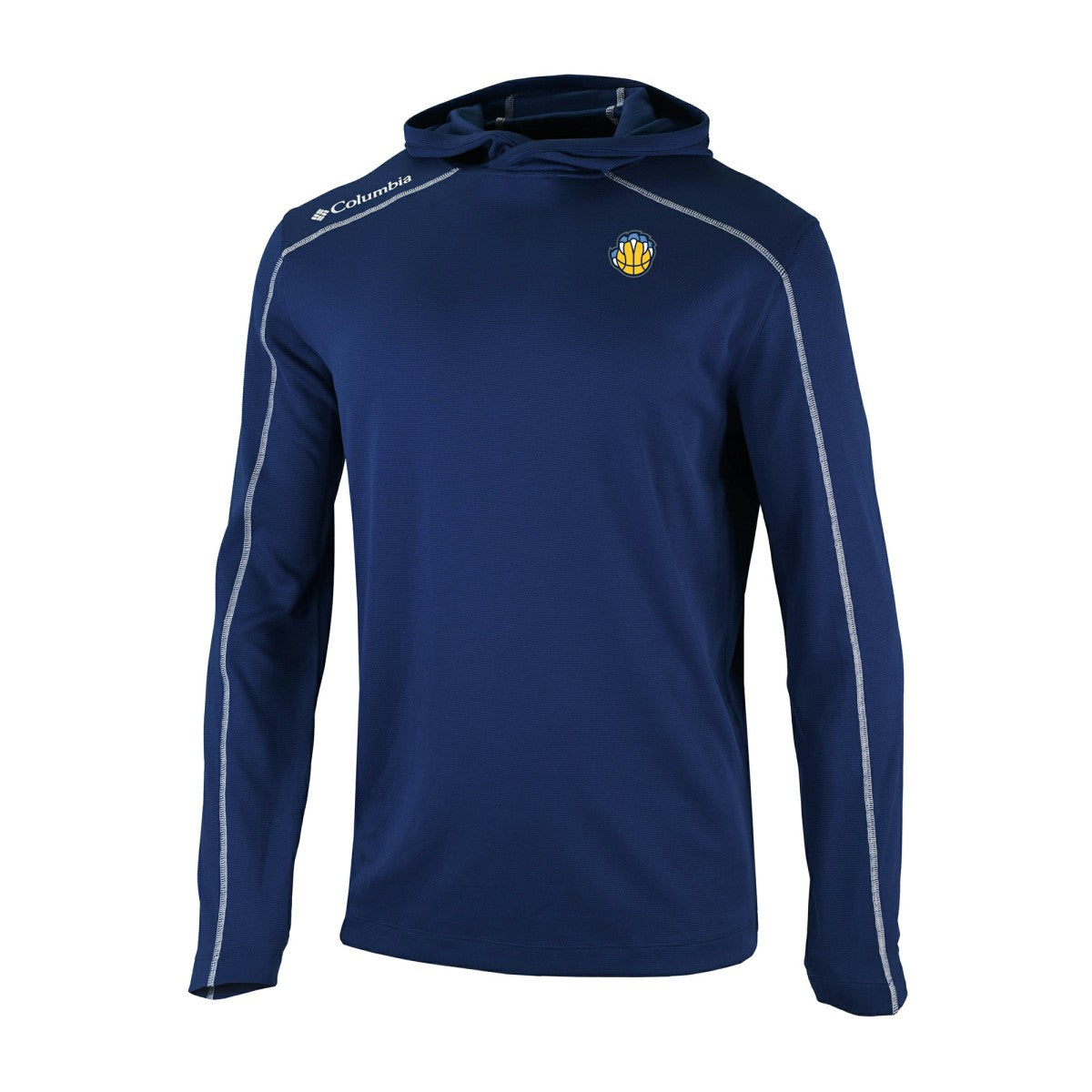 Columbia Memphis Grizzlies Omni-Wick Shotgun Pullover Hoodie Navy