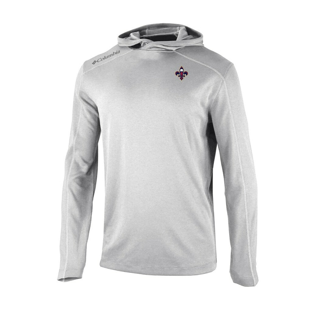 Columbia New Orleans Pelicans Omni-Wick Shotgun Pullover Hoodie Gray