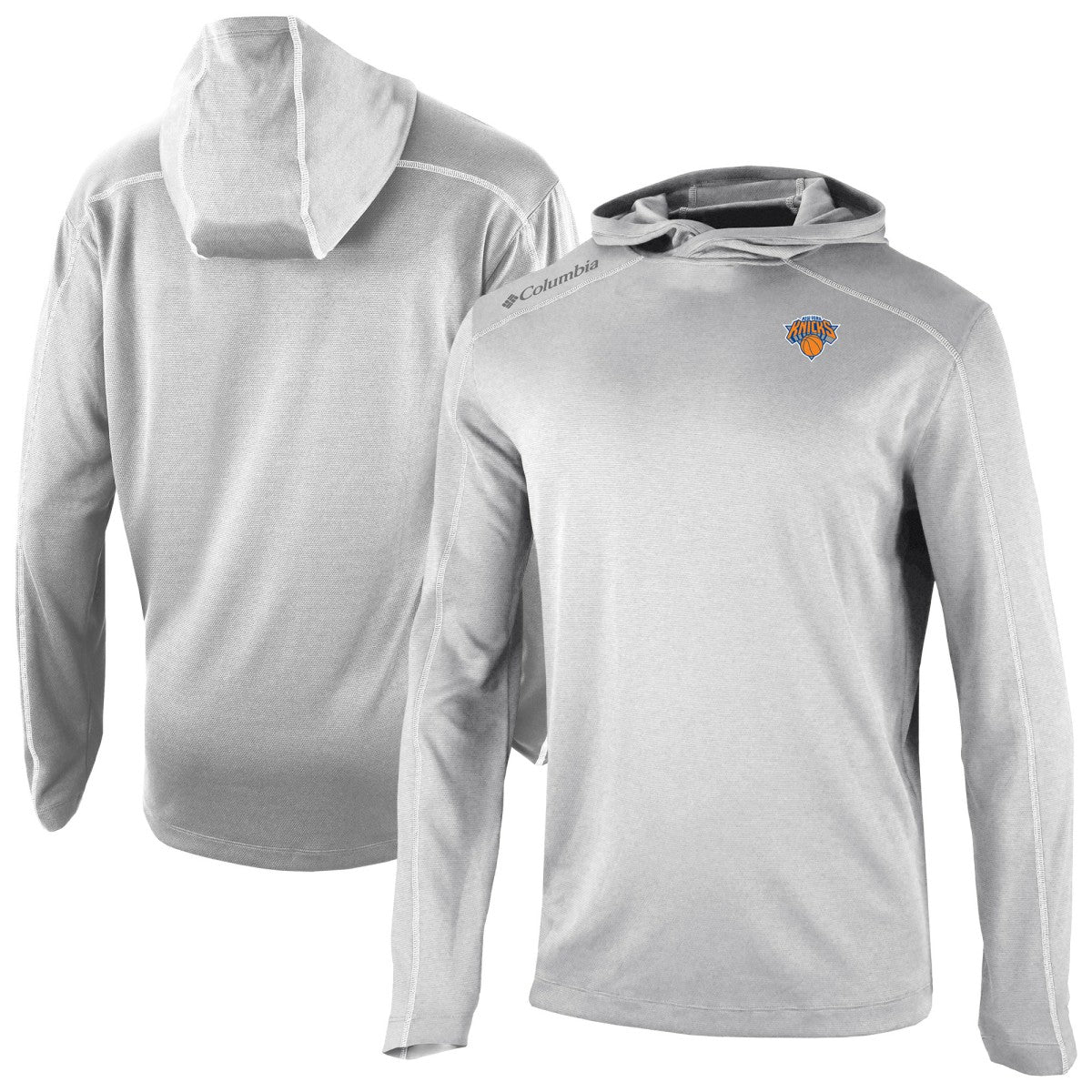 Columbia New York Knicks Omni-Wick Shotgun Pullover Hoodie Gray