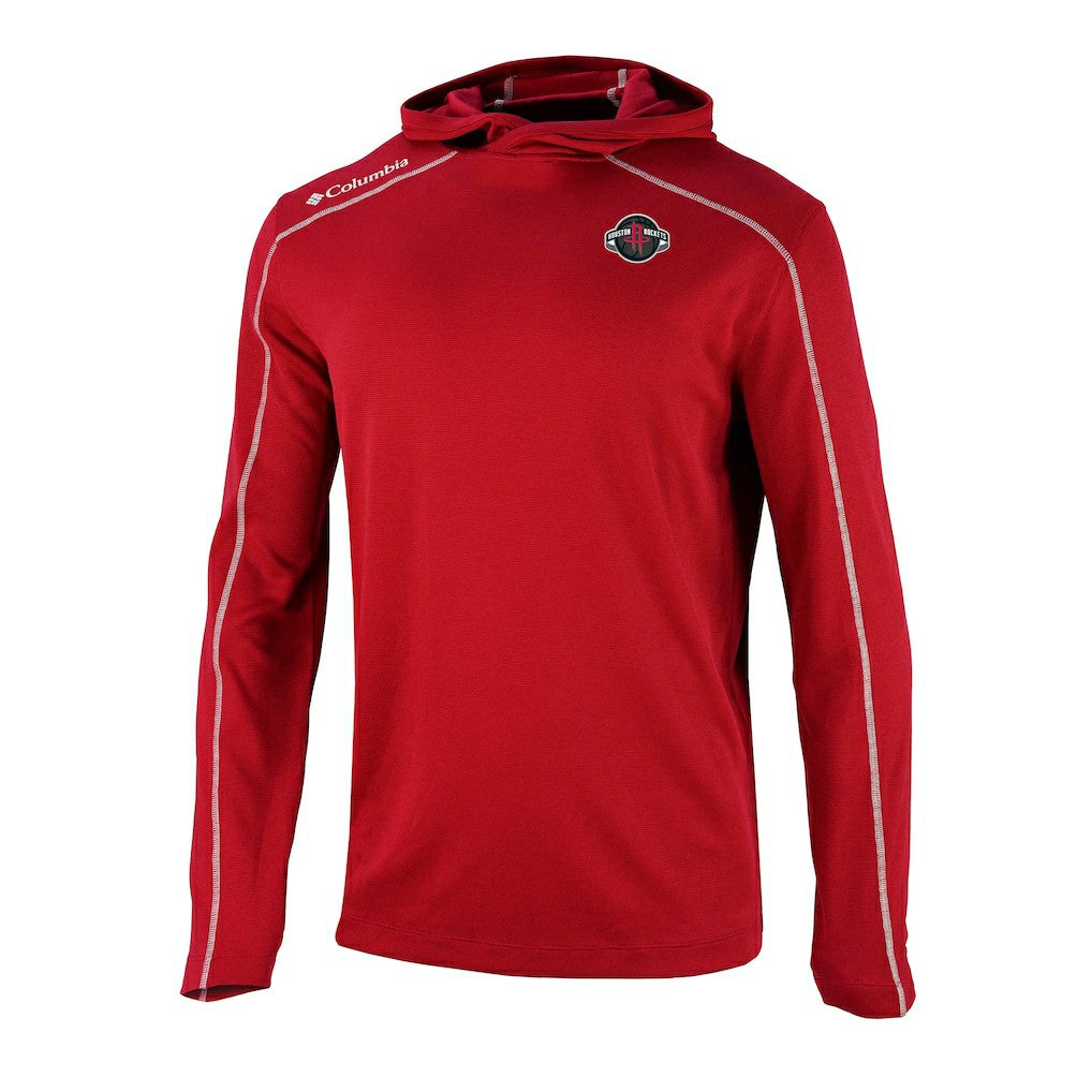 Columbia Houston Rockets Omni-Wick Shotgun Pullover Hoodie Red