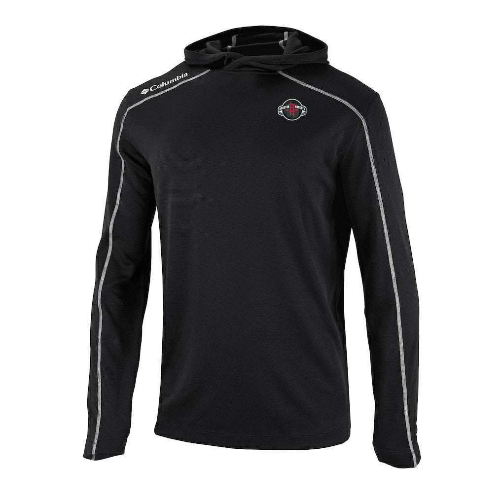 Columbia Houston Rockets Omni-Wick Shotgun Pullover Hoodie Black