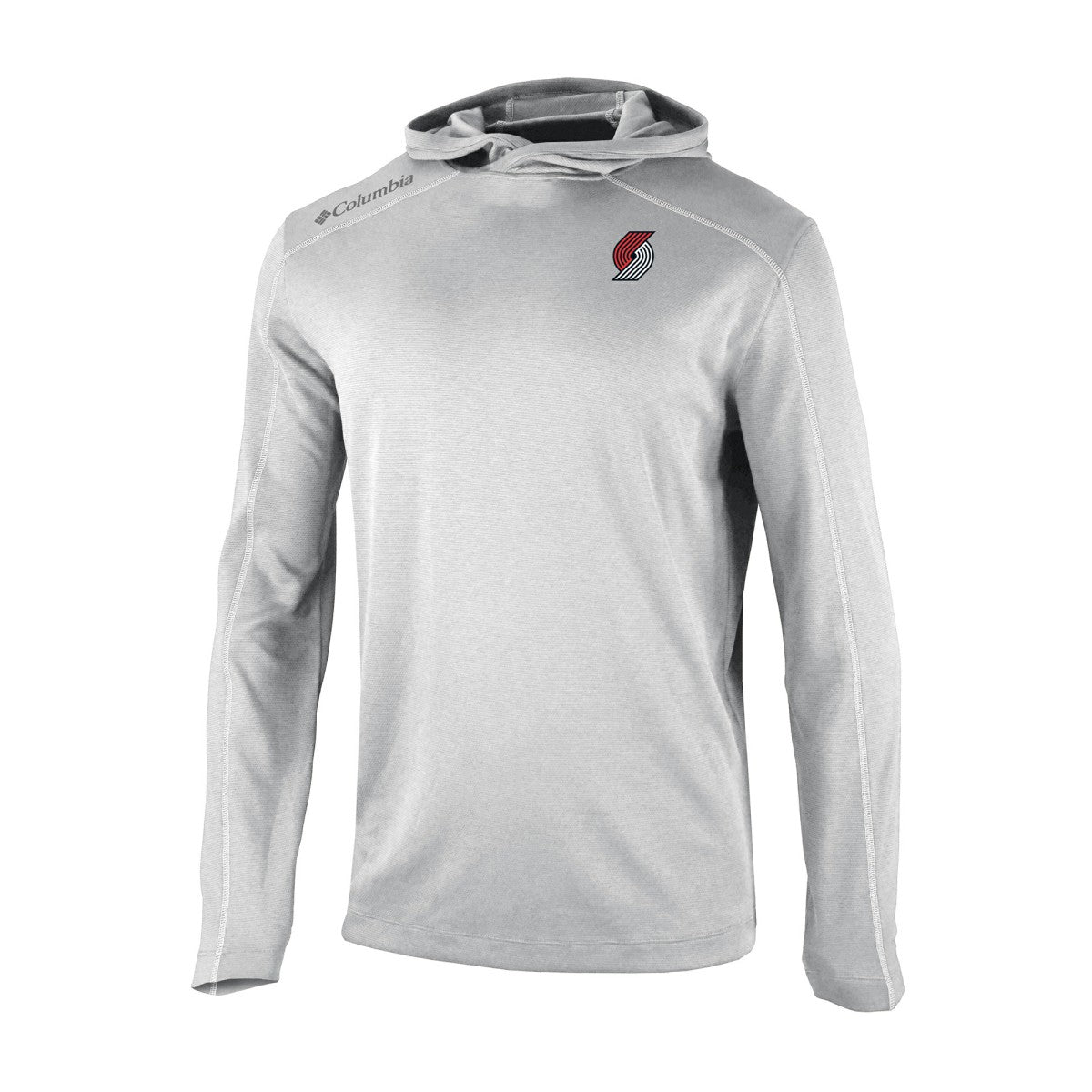 Columbia Portland Trail Blazers Omni-Wick Shotgun Pullover Hoodie Gray