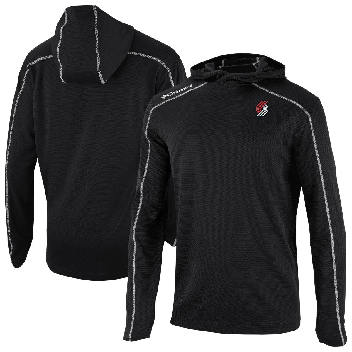 Columbia Portland Trail Blazers Omni-Wick Shotgun Pullover Hoodie Black