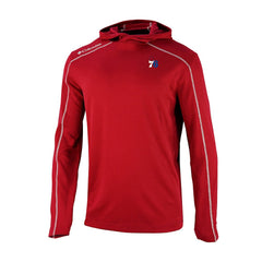 Columbia Philadelphia 76ers Omni-Wick Shotgun Pullover Hoodie Red