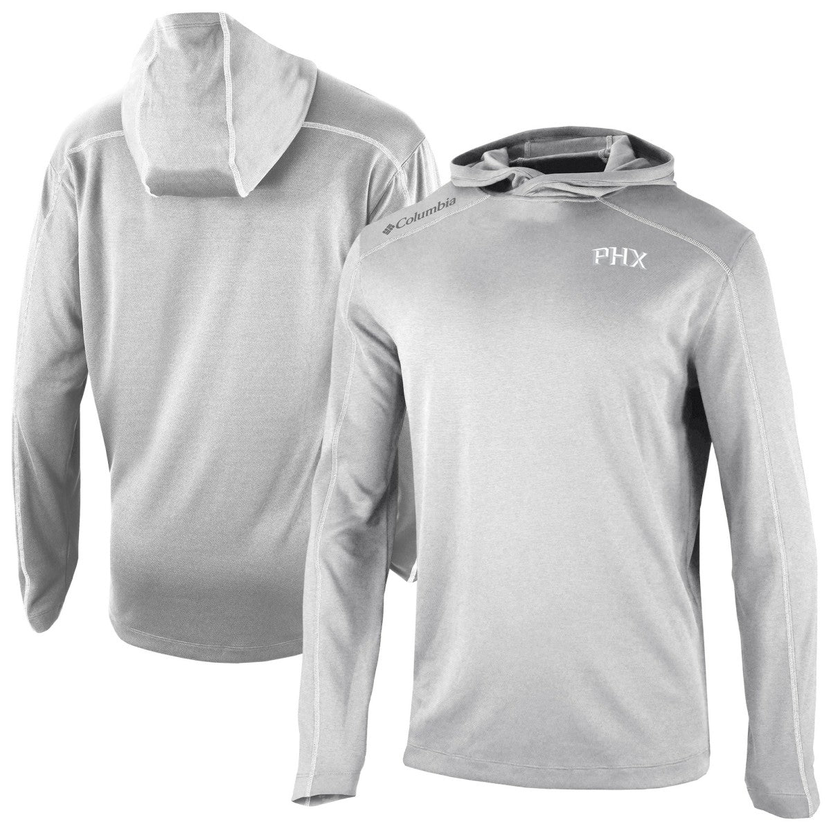 Columbia Phoenix Suns Omni-Wick Shotgun Pullover Hoodie Gray