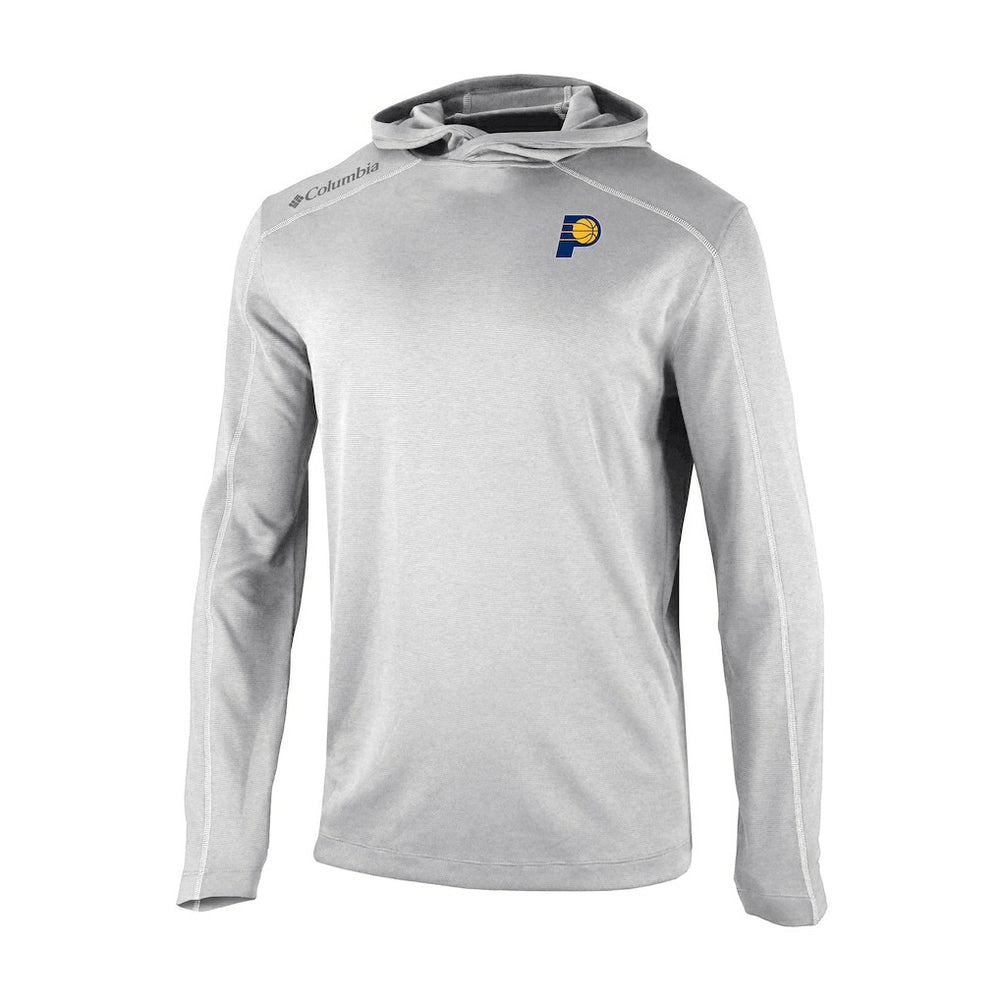 Columbia Indiana Pacers Omni-Wick Shotgun Pullover Hoodie Gray