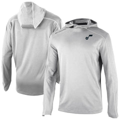 Columbia Utah Jazz Omni-Wick Shotgun Pullover Hoodie Gray