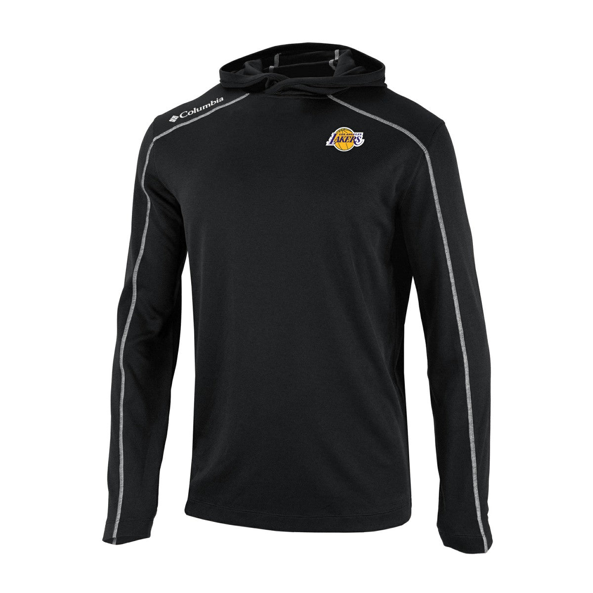 Columbia Los Angeles Lakers Omni-Wick Shotgun Pullover Hoodie Black