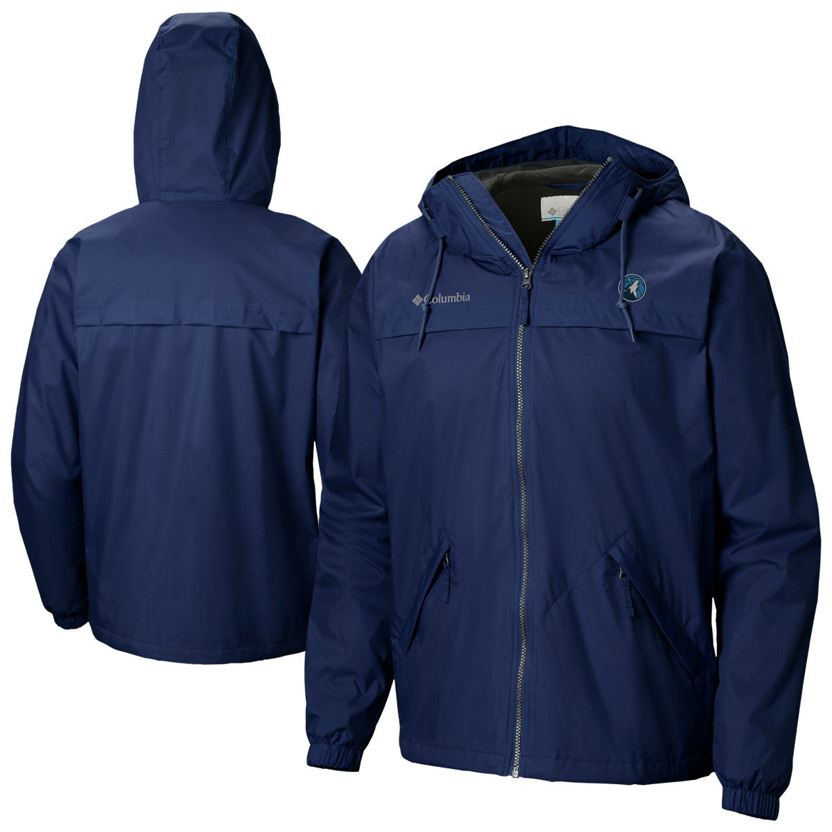 Columbia Minnesota Timberwolves Oroville Creek Lined Full-Zip Jacket Navy