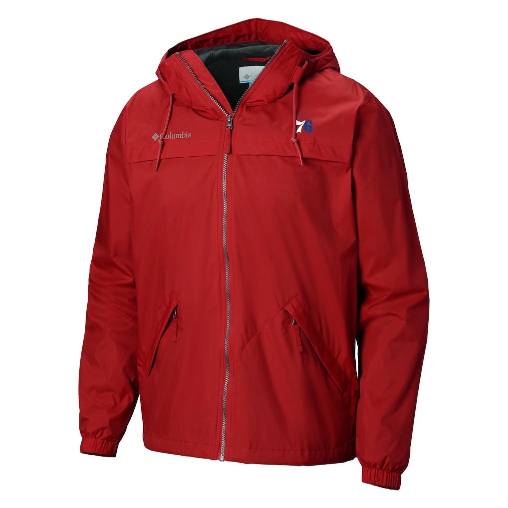 Columbia Philadelphia 76ers Oroville Creek Lined Full-Zip Jacket Red