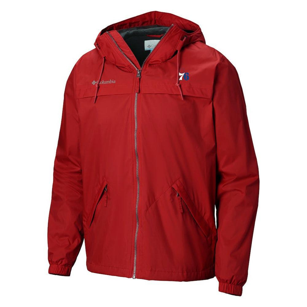 Columbia Philadelphia 76ers Oroville Creek Lined Full-Zip Jacket Red