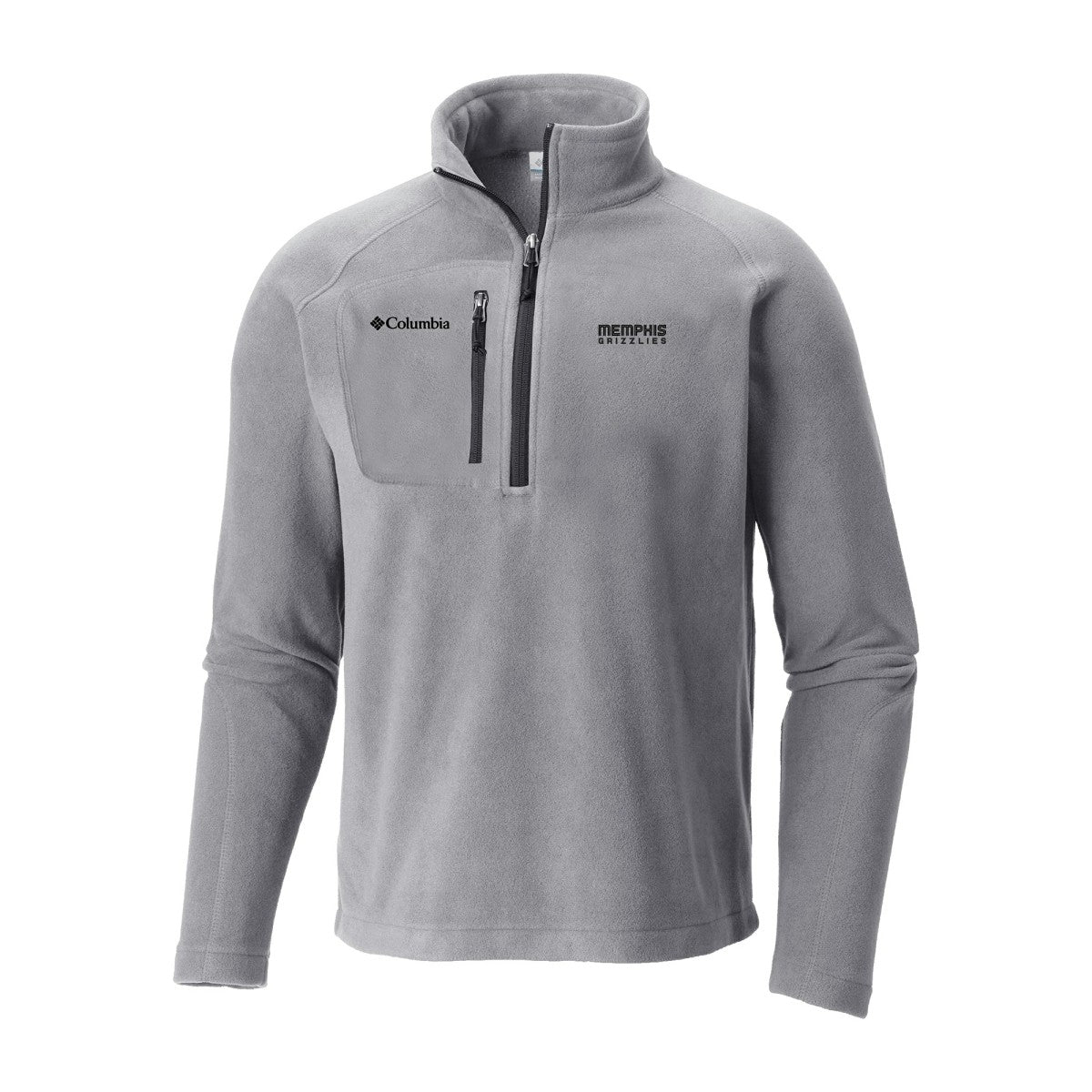 Columbia Memphis Grizzlies Fast Trek III Half-Zip Fleece Pullover Gray