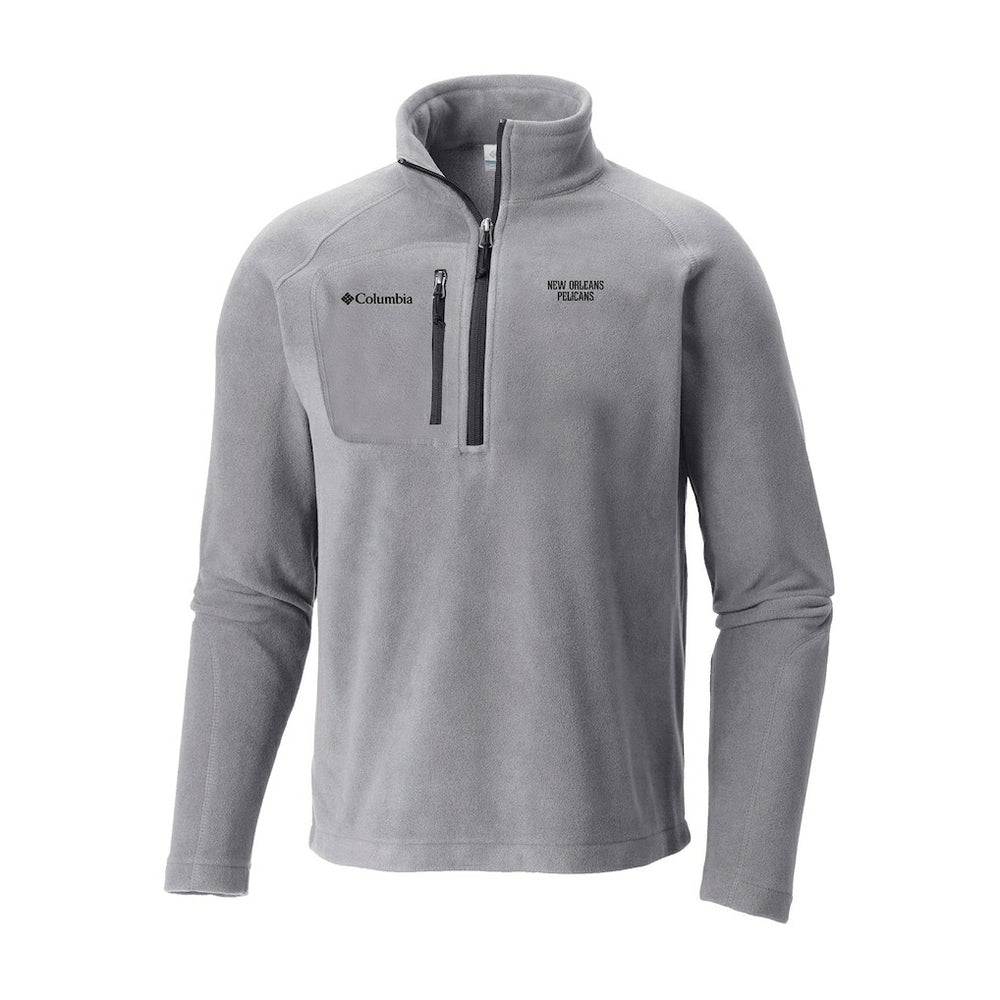 Columbia New Orleans Pelicans Fast Trek III Half-Zip Fleece Pullover Gray