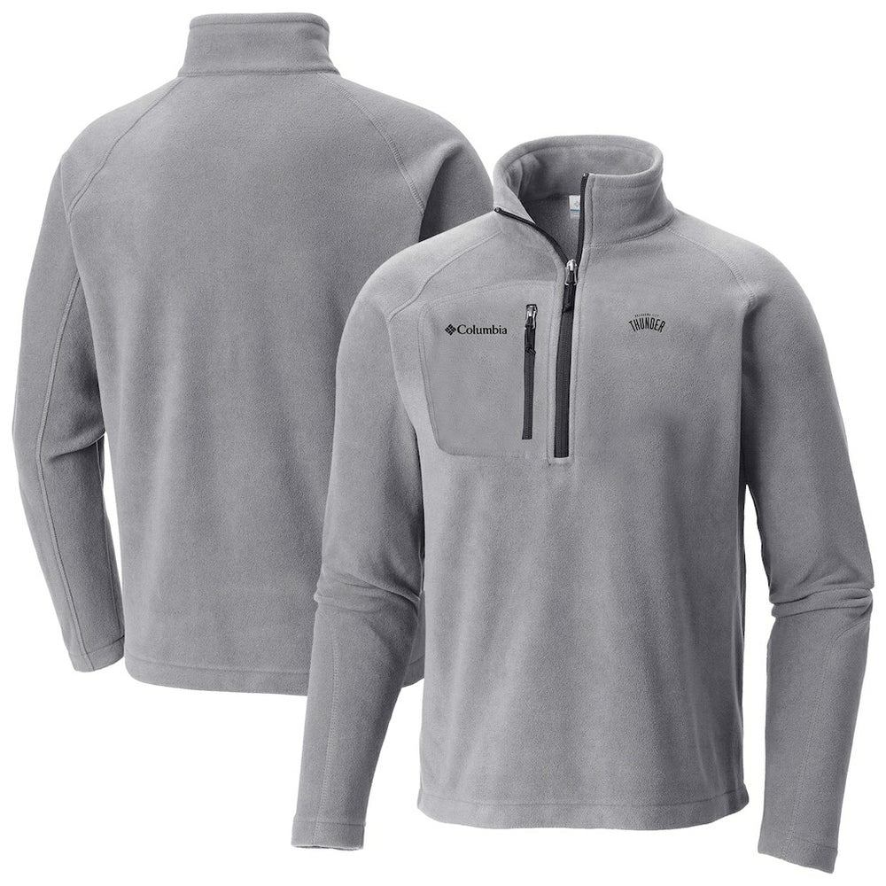 Columbia Oklahoma City Thunder Fast Trek III Half-Zip Fleece Pullover Gray