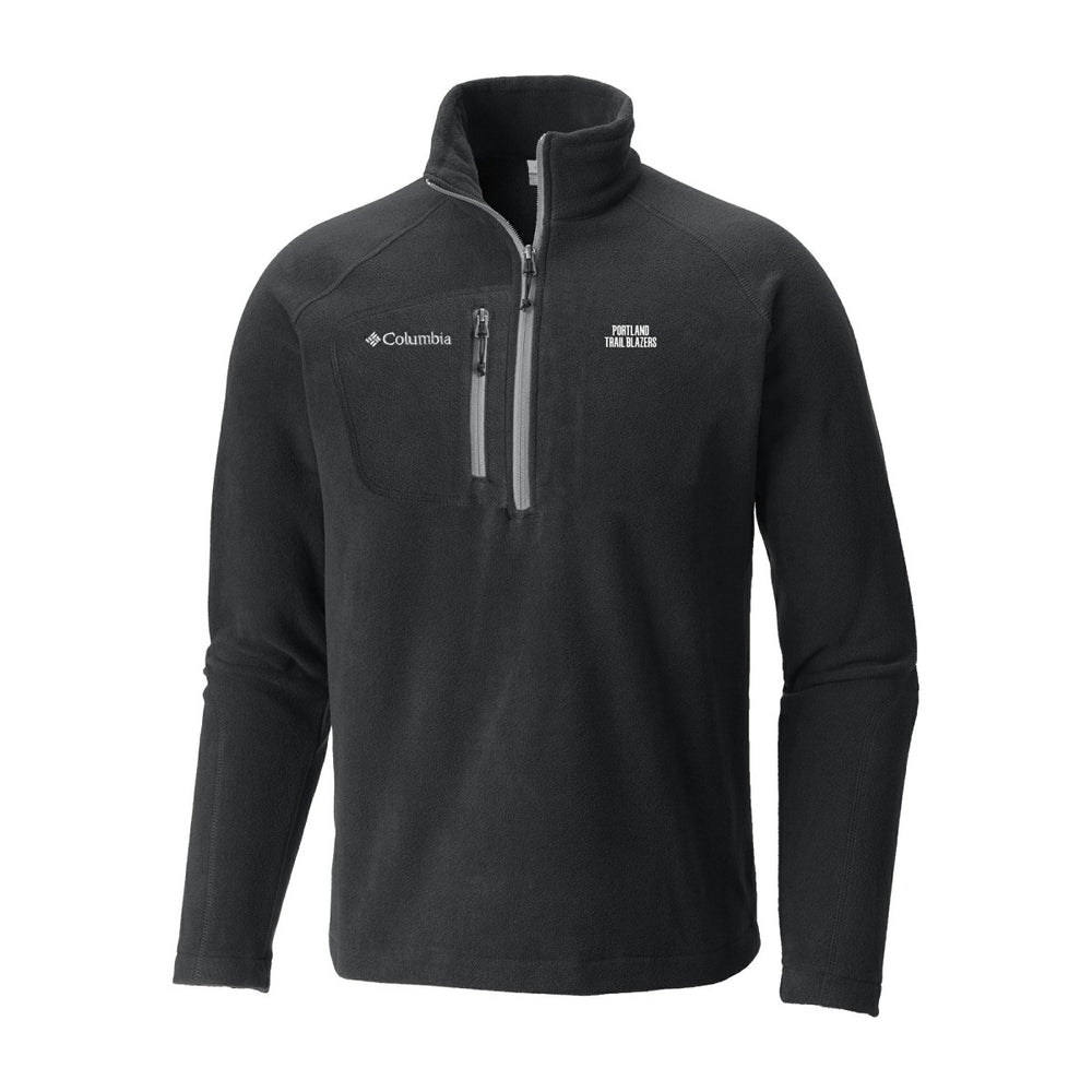Columbia Portland Trail Blazers Fast Trek III Half-Zip Fleece Pullover Black
