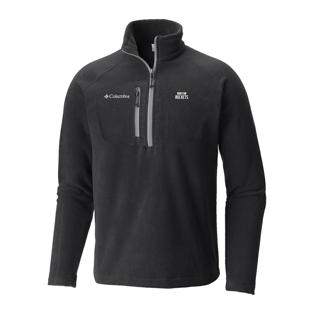 Columbia Houston Rockets Fast Trek III Half-Zip Fleece Pullover Black