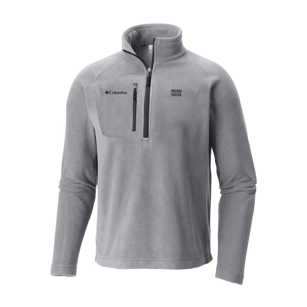 Columbia Indiana Pacers Fast Trek III Half-Zip Fleece Pullover Gray