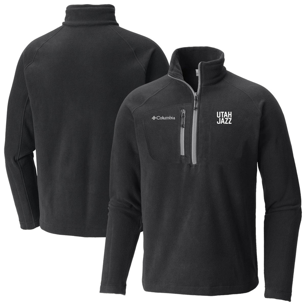 Columbia Utah Jazz Fast Trek III Half-Zip Fleece Pullover Black