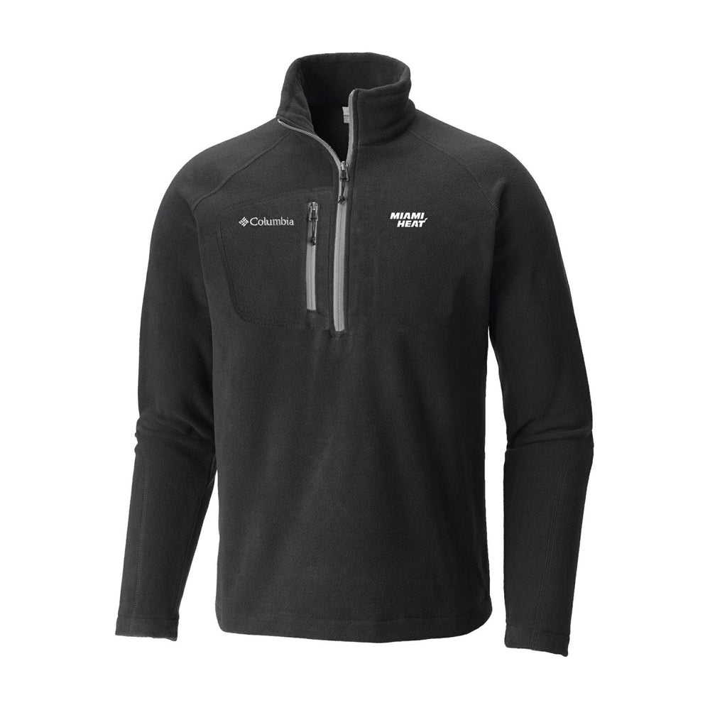 Columbia Miami Heat Fast Trek III Half-Zip Fleece Pullover Black