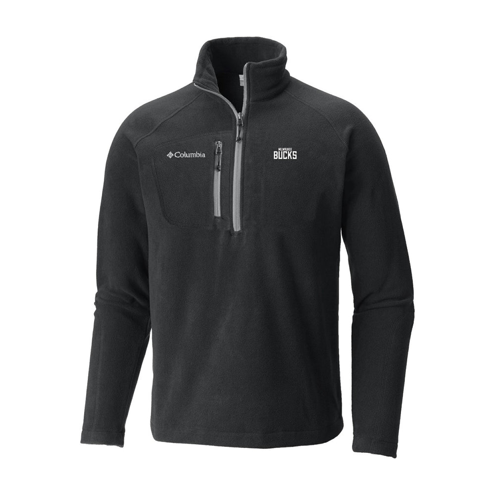 Columbia Milwaukee Bucks Fast Trek III Half-Zip Fleece Pullover Black