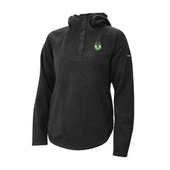 Columbia Milwaukee Bucks Women's Sweater Weather Quarter-Snap Hoodie Black