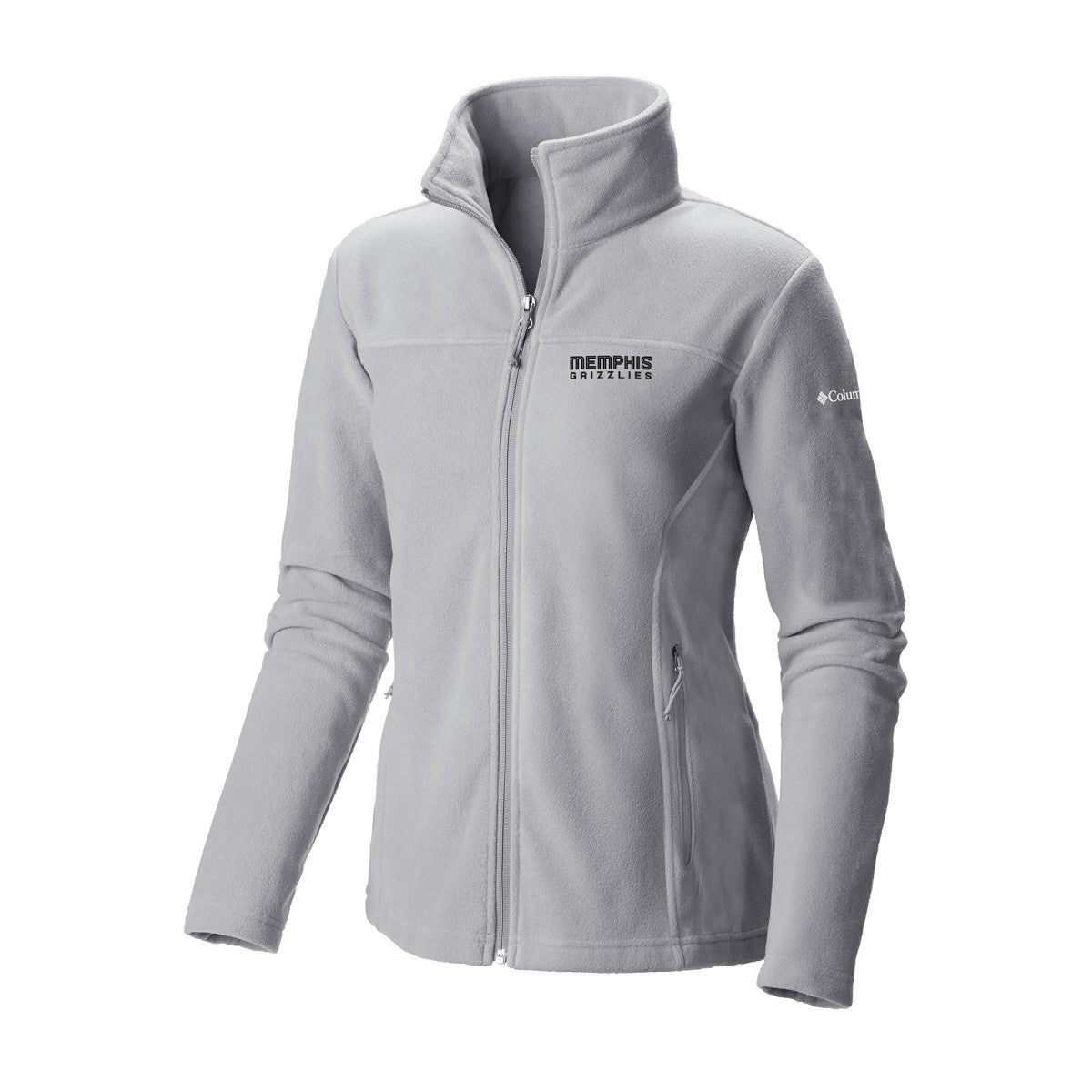 Columbia Memphis Grizzlies Women's Give & Go II Fleece Full-Zip Jacket Gray