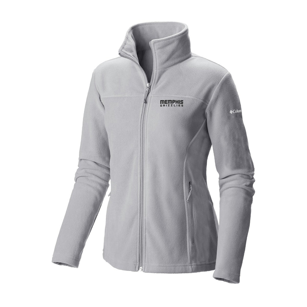 Columbia Memphis Grizzlies Women's Give & Go II Fleece Full-Zip Jacket Gray