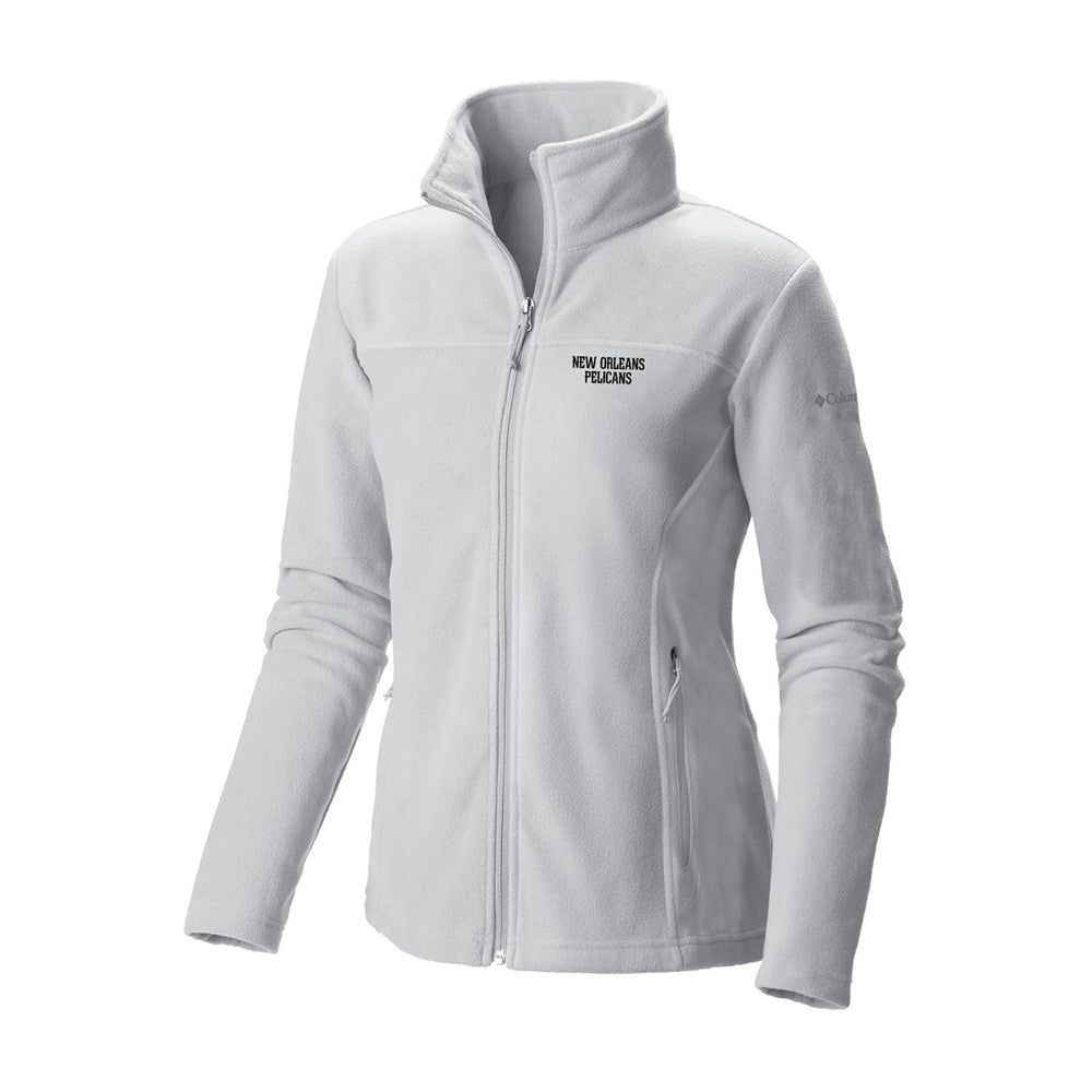 Columbia New Orleans Pelicans Women's Give & Go II Fleece Full-Zip Jacket White