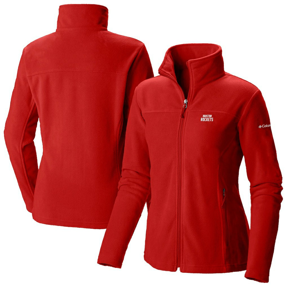 Columbia Houston Rockets Women's Give & Go II Fleece Full-Zip Jacket Red