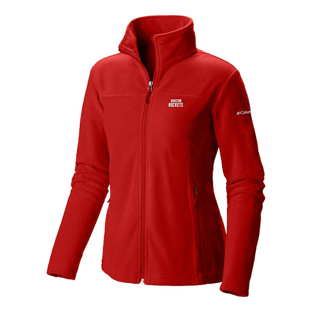 Columbia Houston Rockets Women's Give & Go II Fleece Full-Zip Jacket Red