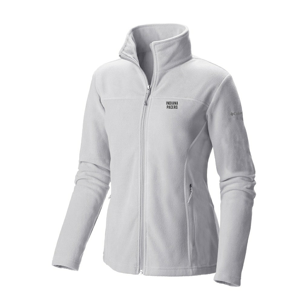 Columbia Indiana Pacers Women's Give & Go II Fleece Full-Zip Jacket White